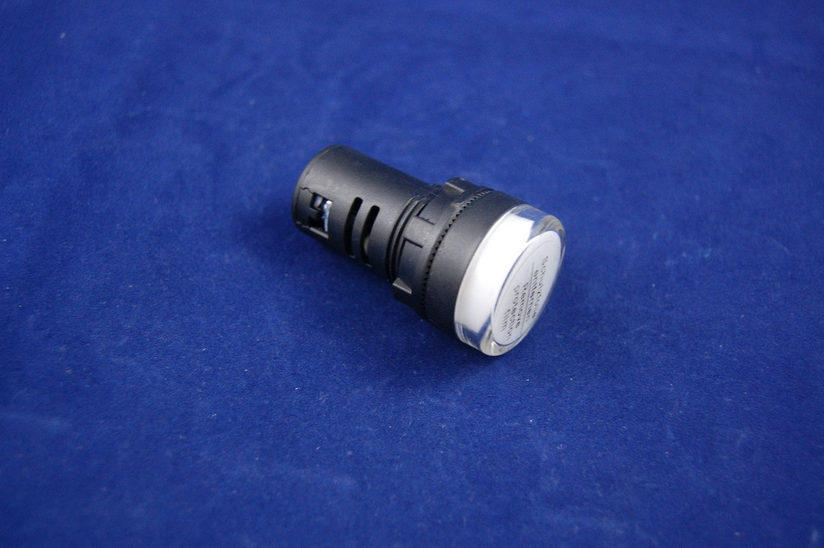 5PCS Pilot light White  Led Lamp 22mm Screw Terminal  24V DC/AC