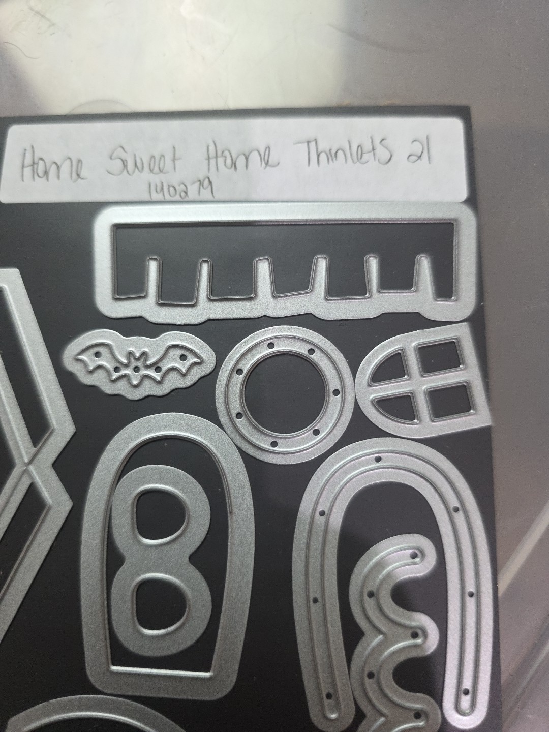 Stampin Up Home Sweet Home Thinlits 21 Dies 140279 Sizzix Retired Magnetic Card