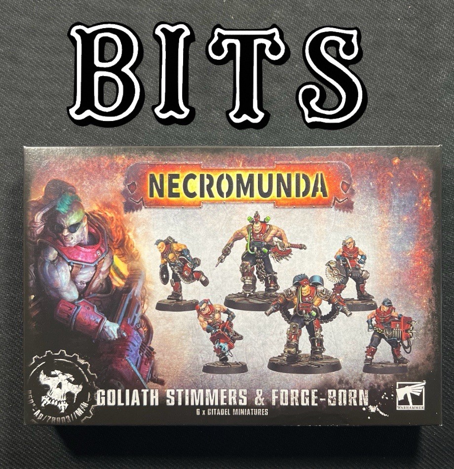 Necromunda Goliath Stimmers and Forgeborn Bits Underhive Warhammer 40k Bitz