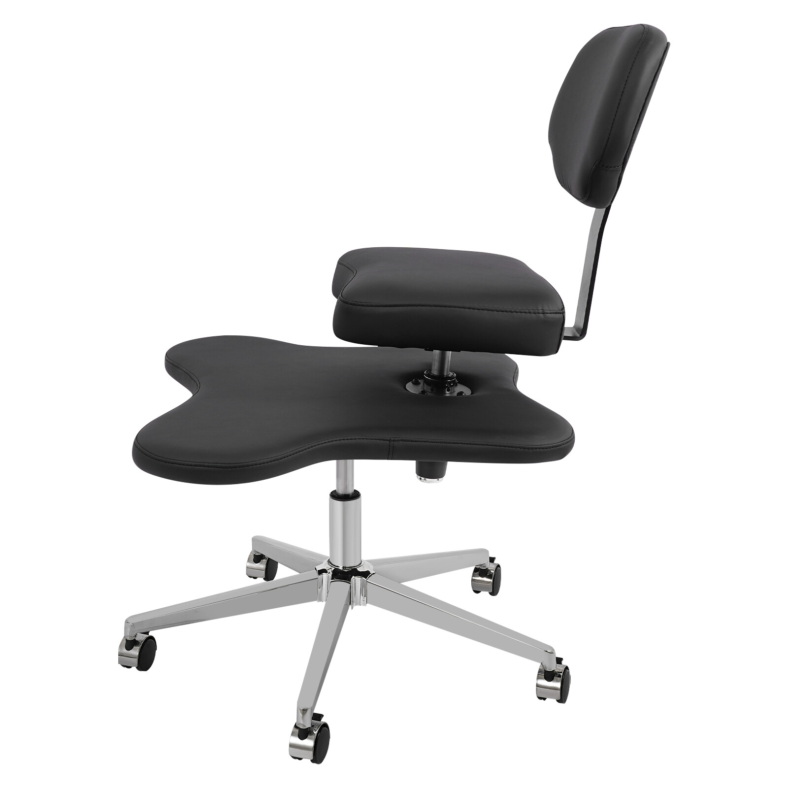 Cross Legged Office Chair, Criss Cross Chair with Wheels, Meditation Chair