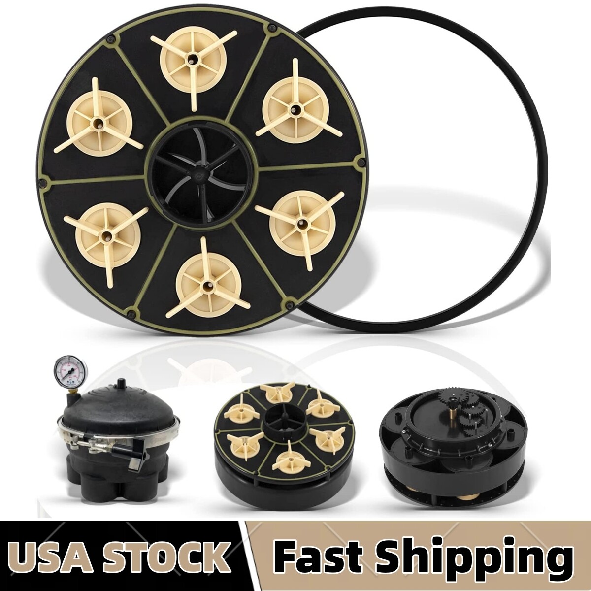 For Paramount 004-302-4408-00 In Floor Pool 6 Port Module with Valve Shell Oring