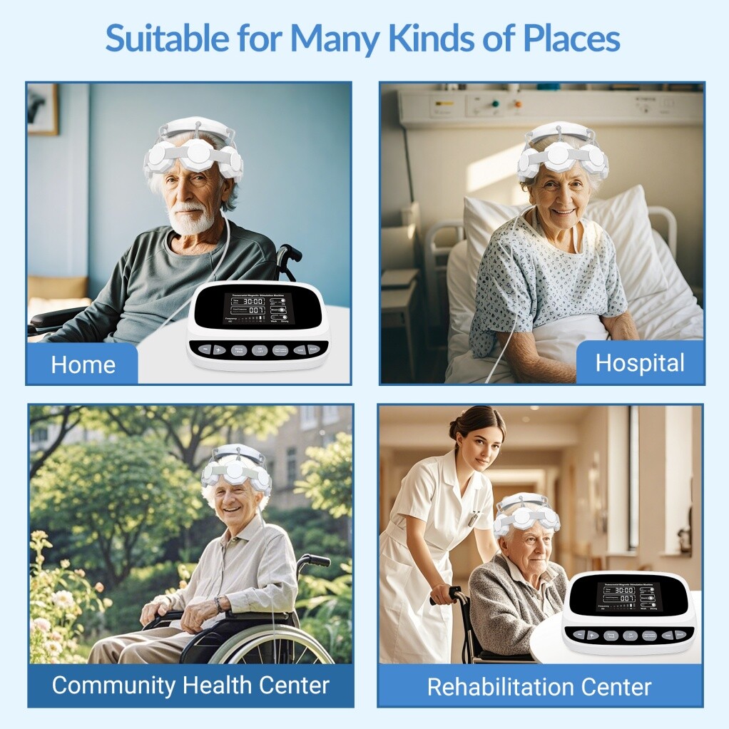 RTMS Transcranial Magnetic Stimulation for Home Medical Use for insomnia stroke