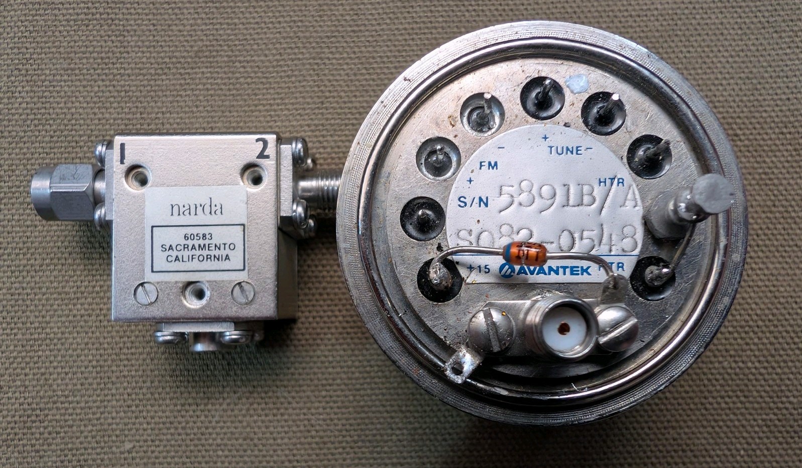 Avantek SO82-0548 8-12.4 GHz YIG Tuned Oscillator YTO From Wiltron 6647B Sweeper