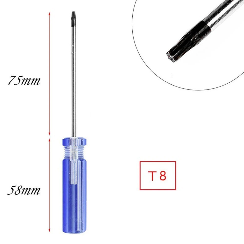 Torx T8 Screwdriver Magnetic TR8 Proof Hdd PS5 Security PS4 PS3 Xbox 360 T8H