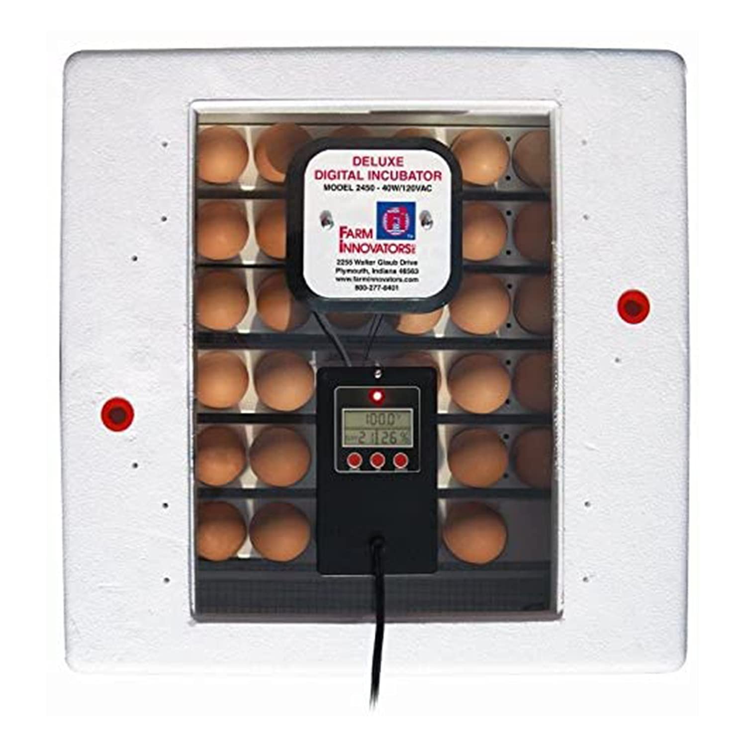 Pro Series 41-Egg Digital Incubator with Auto Turning & Humidity Control