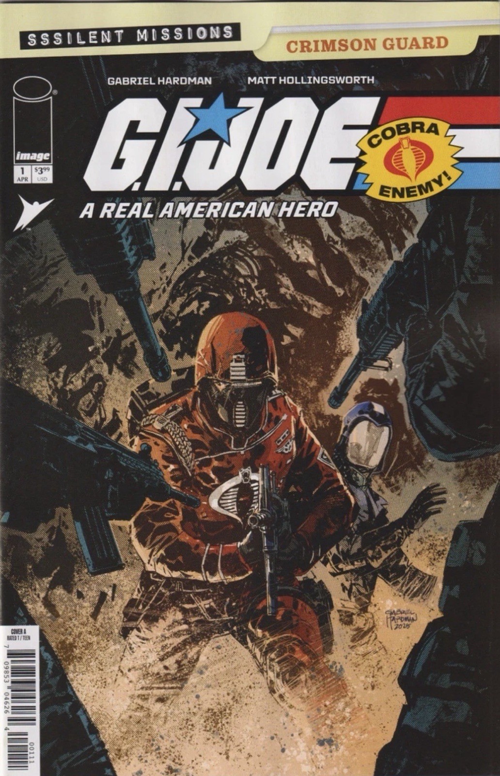 GI Joe Sssilent Missions Crimson Guard #1 Cvr A Hardman (Image, 2026)