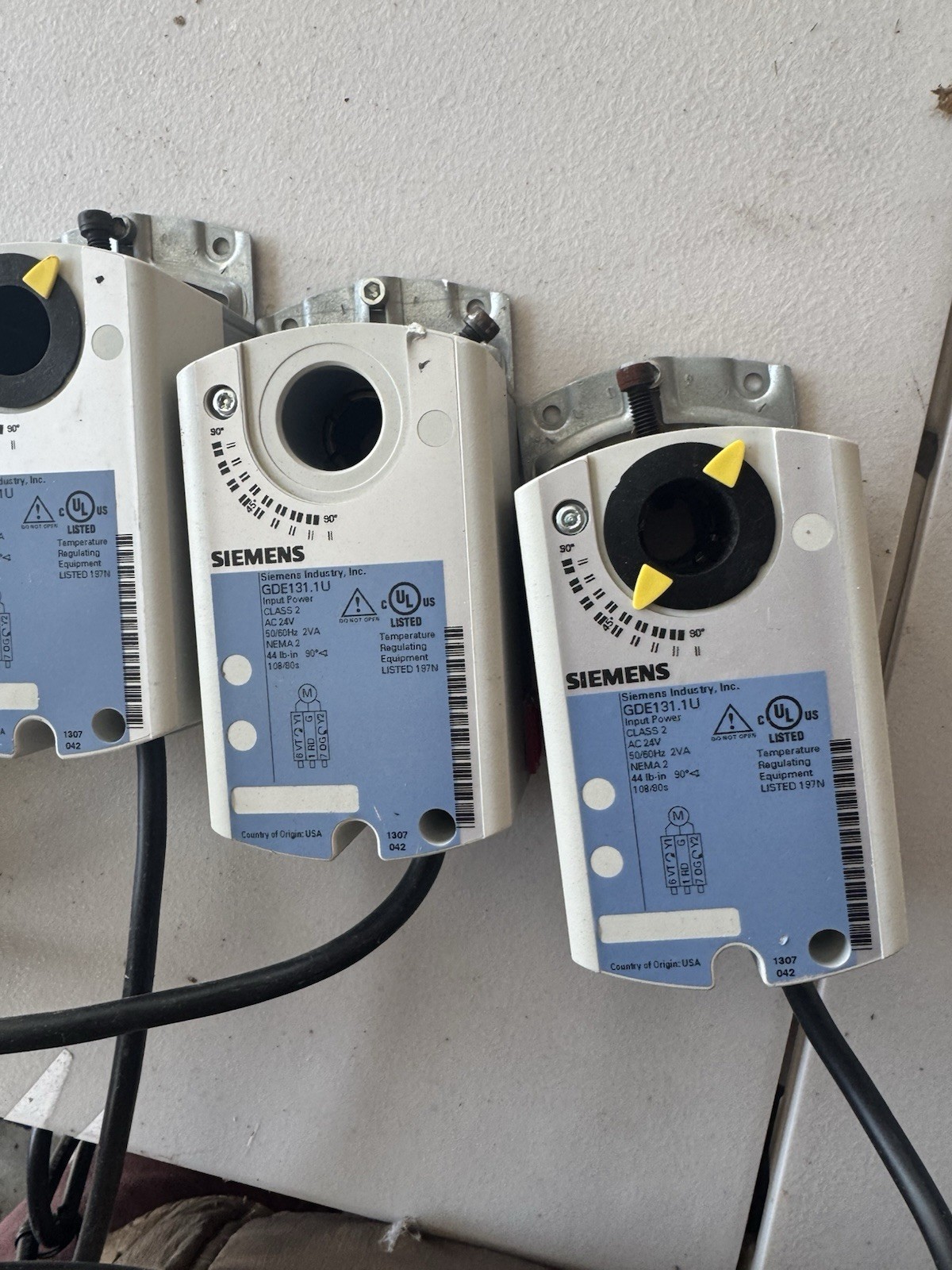 Siemens Damper Actuators GRE131.1U