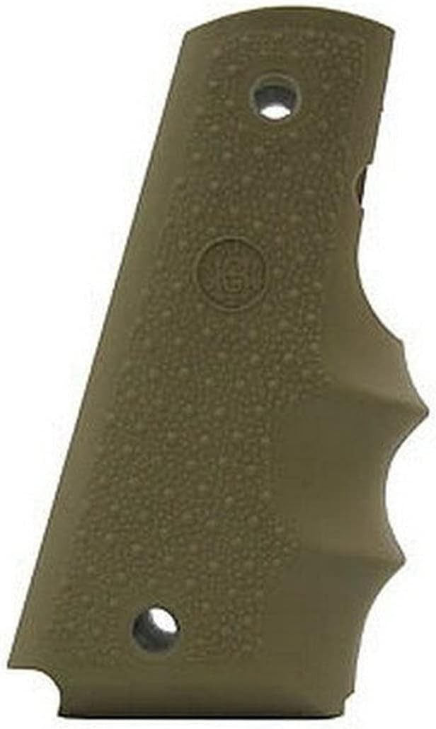 Hogue OverMolded Rubber Grip for 1911 Government Model with Finger Grooves-45003