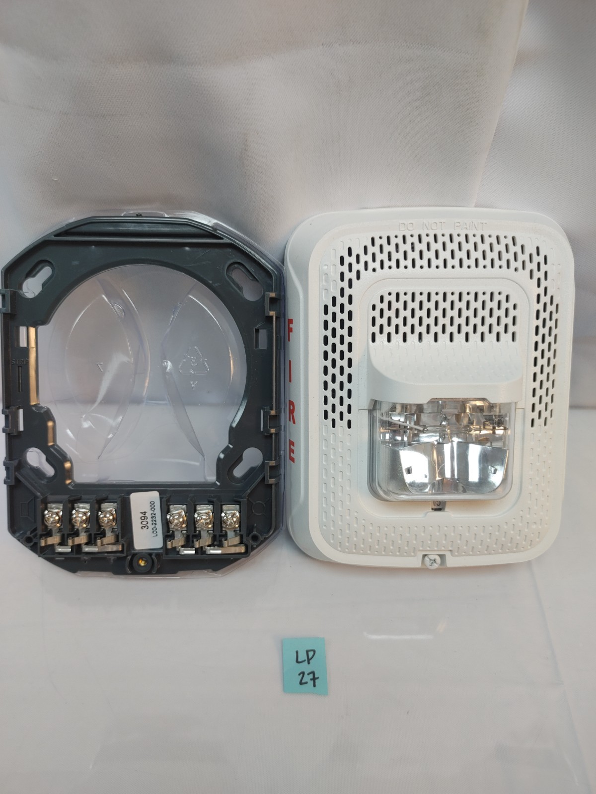 System Sensor SPSWL Wall Speaker Strobe *NO SCREWS*