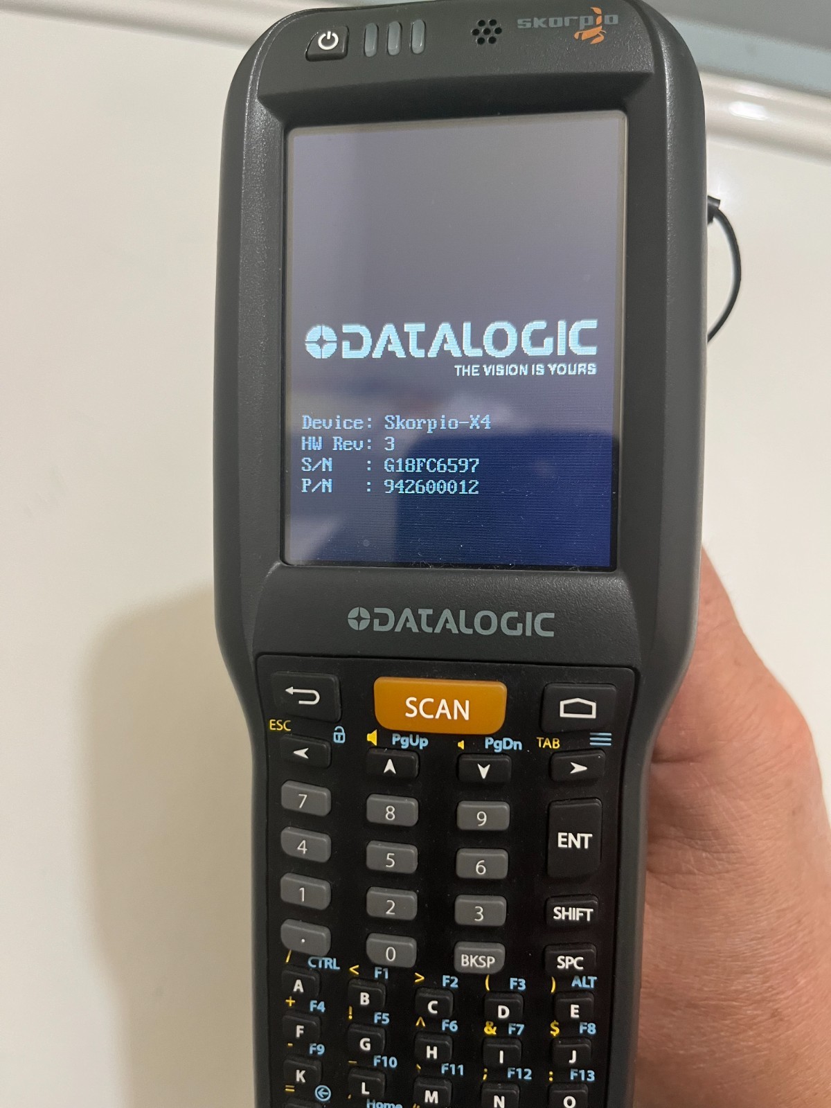 Datalogic Skorpio X4 3862E-SX4W Barcode Scanner Mobile Computer