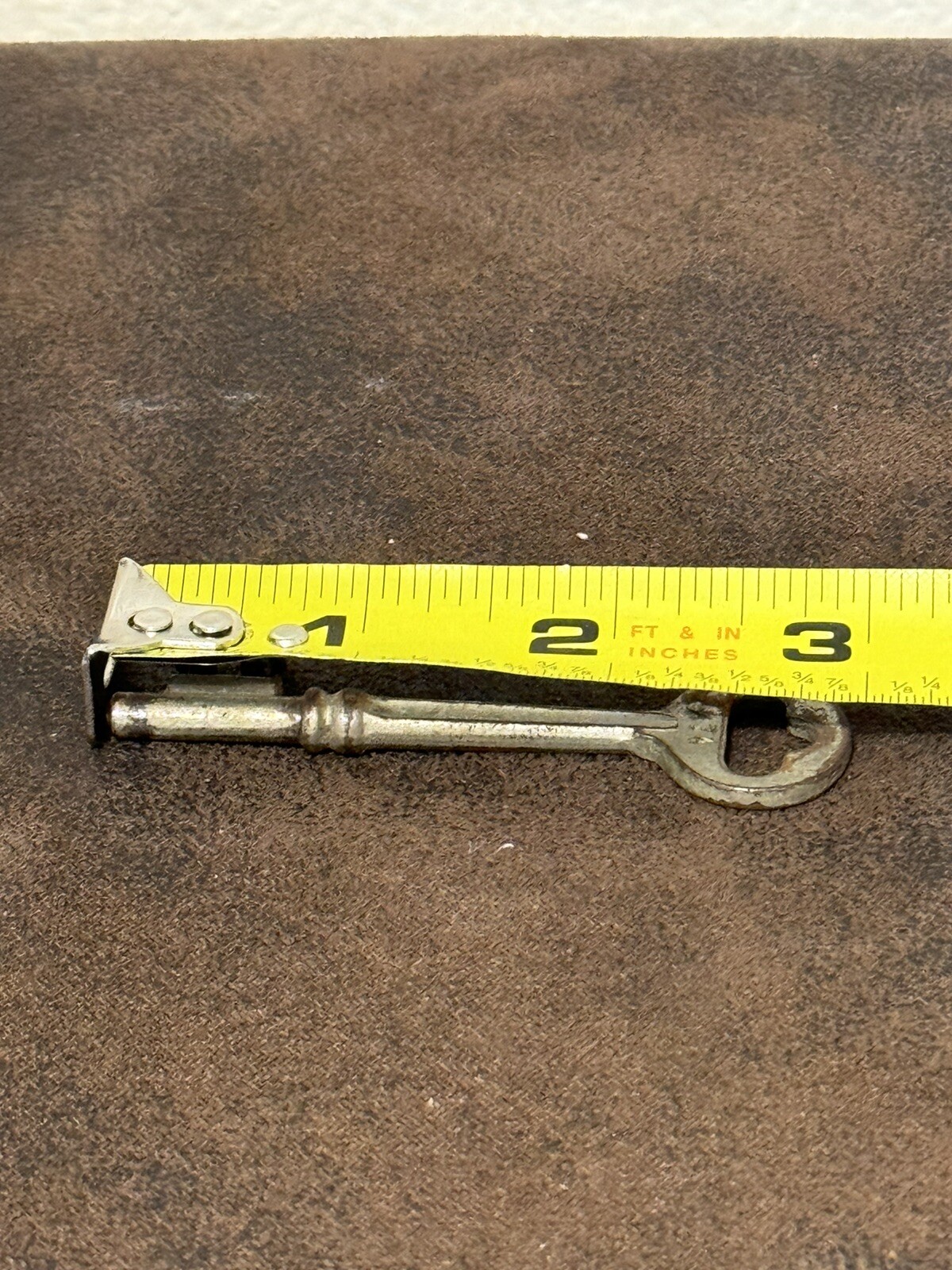 Vintage Key - A74 Silver Metal 3”