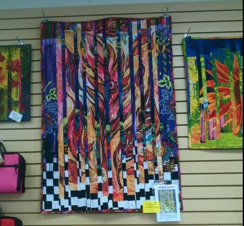 Double Vision Quilt Pattern, Turn Any Panel Into Wall Art Or A Modern Art Quilt