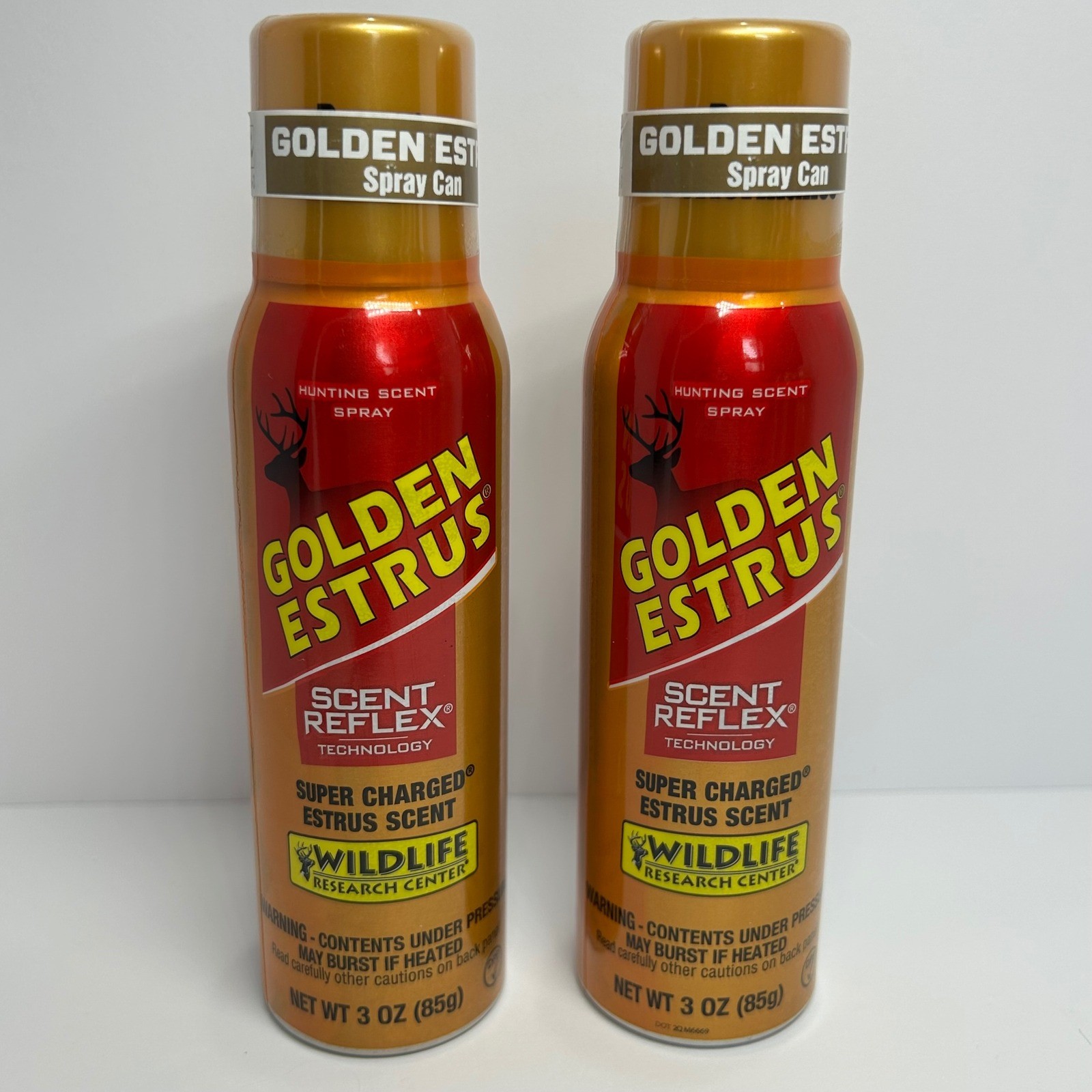 Wildlife Research Center Golden Estrus Scent Reflex Hunting Spray 3oz 2 Pack