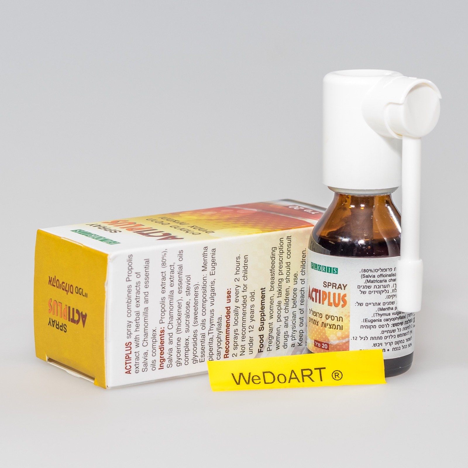 ActiPlus Throat Spray from Plant Extract & Propolis. 25ml