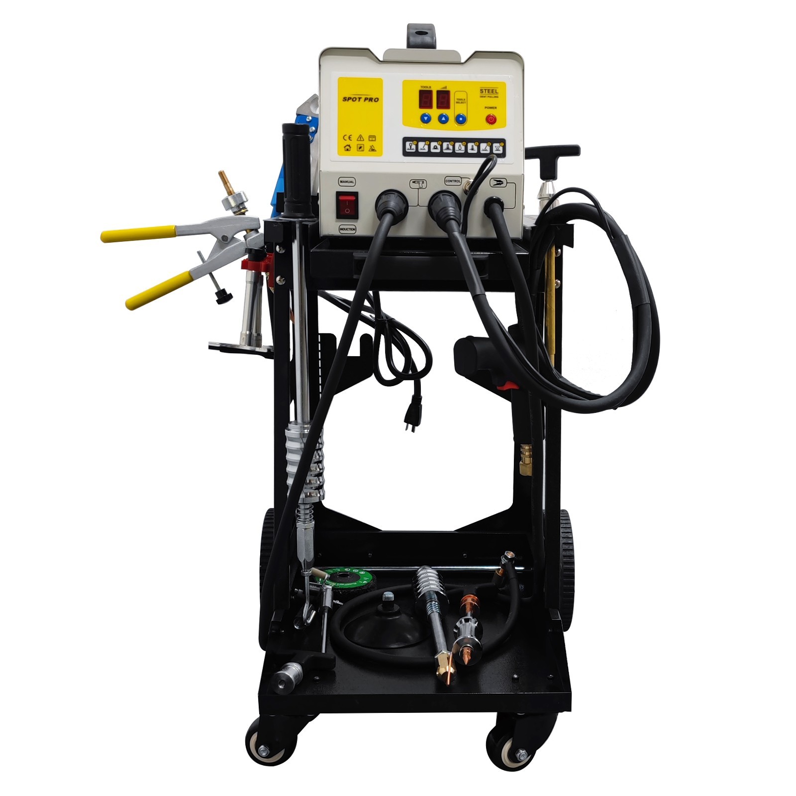 Steel Dent Pulling Machine Car Dent Repair Puller Welder 220V Data Restoration