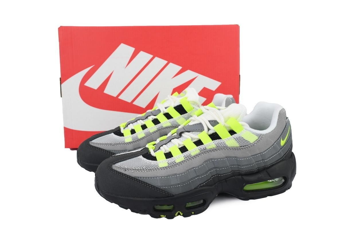 Nike Air Max 95 OG 'Neon' Green/Gray Men's Sneakers Shoes
