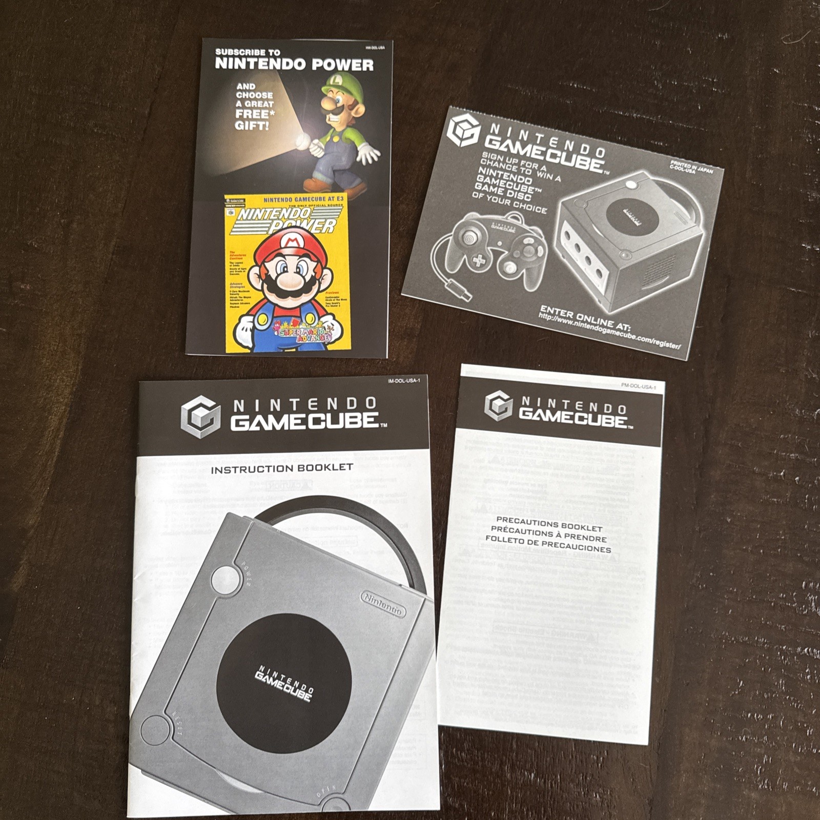 Gamecube System Manuals