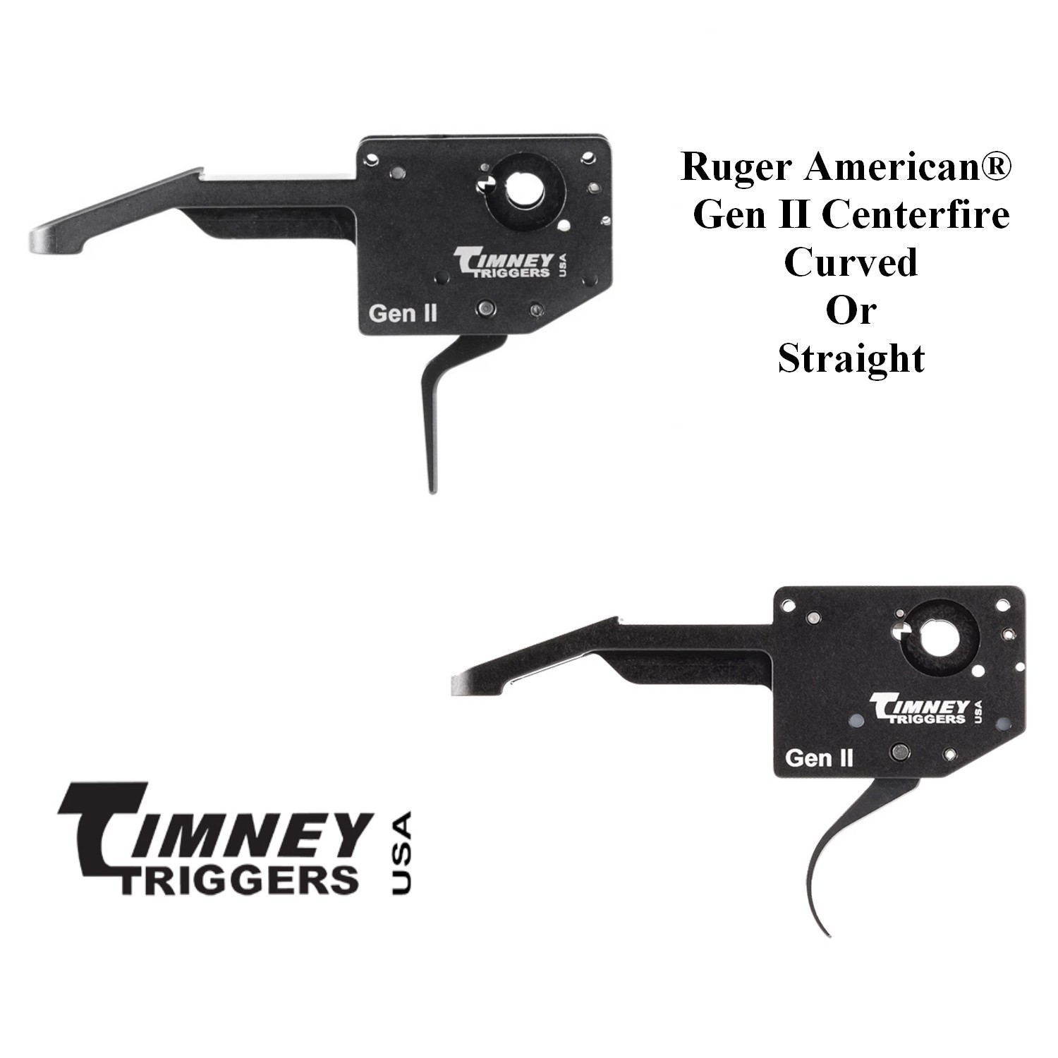 Timney Replacement Trigger Ruger American Gen II Centerfire ⭐STRAIGHT or CURVED⭐