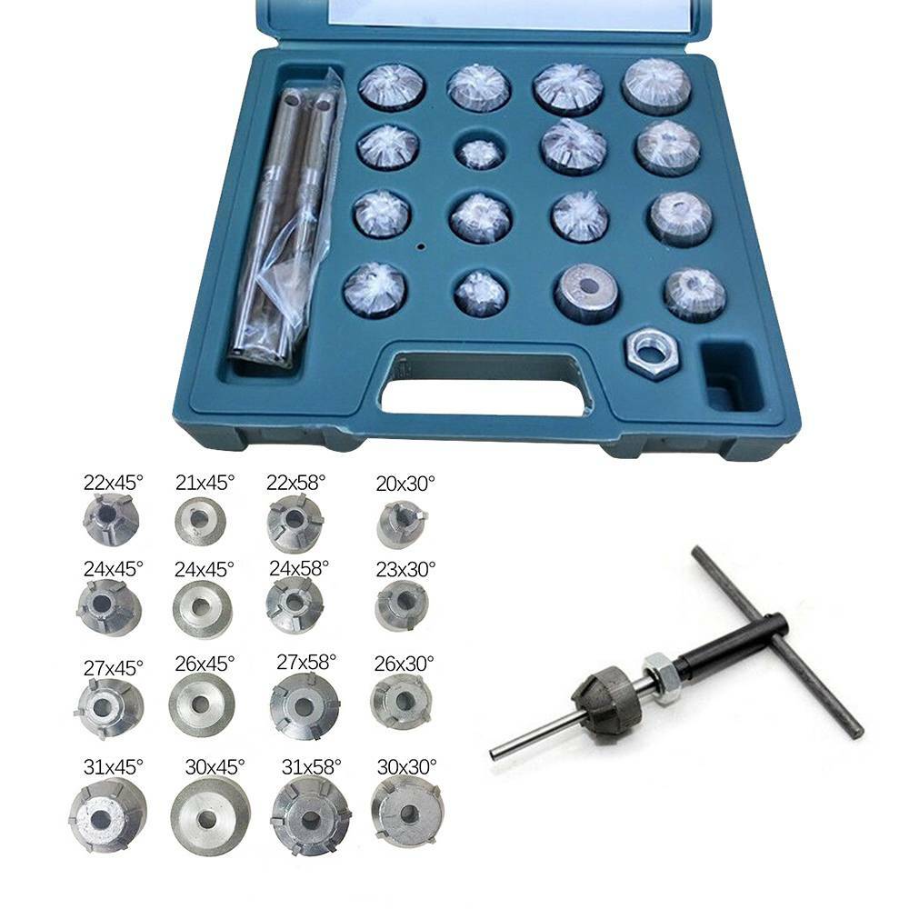 For Honda Motorcycle Vale Repair Valve Seat Reamer Displacement Cutter Tool Set