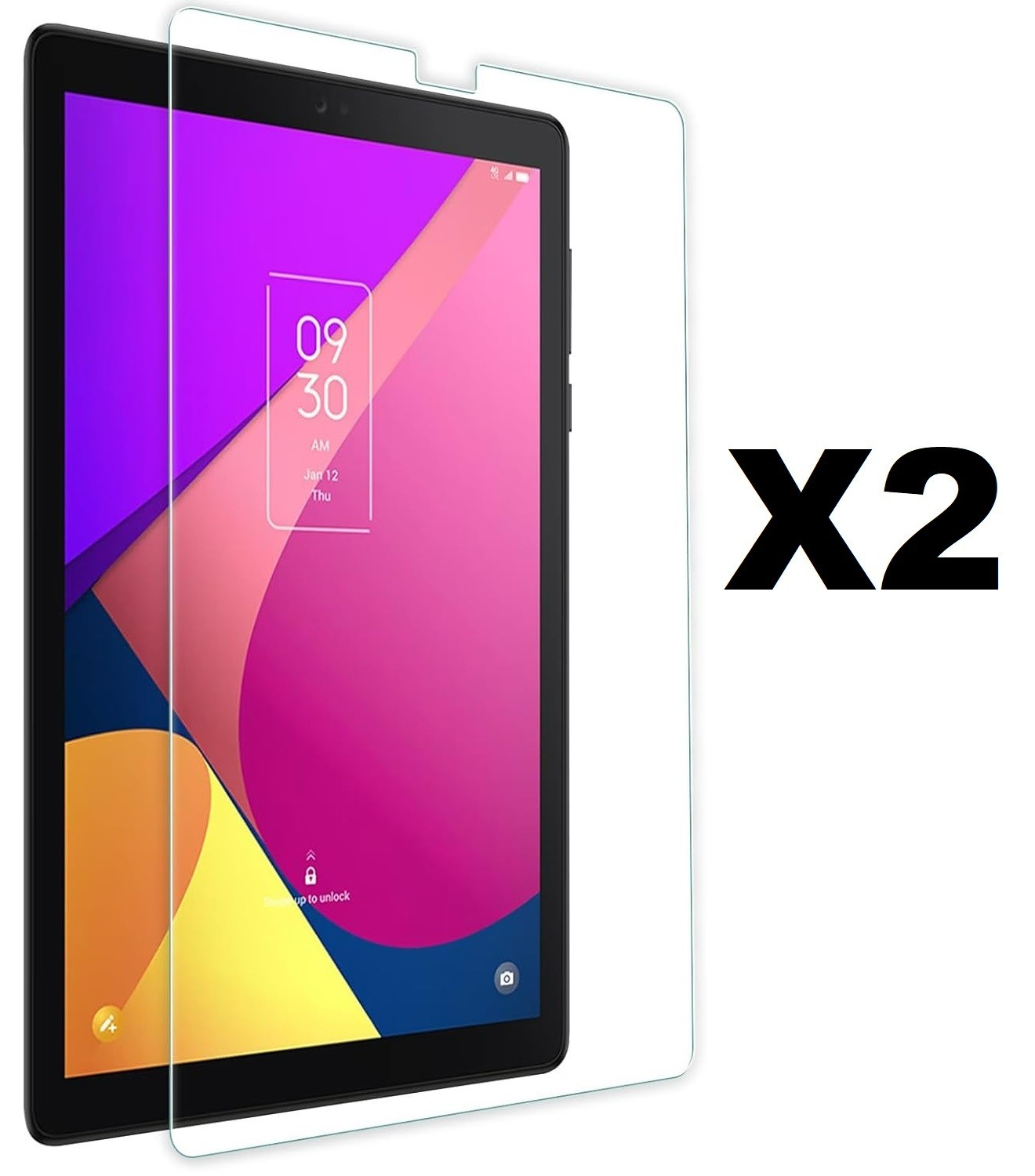 2-Pack Tempered Glass for TCL Tab 8 Plus/Tab 8 SE/Tab 8 LE/Tab 8v/Tab 8 Wi-Fi 8"