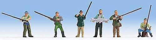 Noch Fishing - HO Scale Model Railroad Figure - #15892