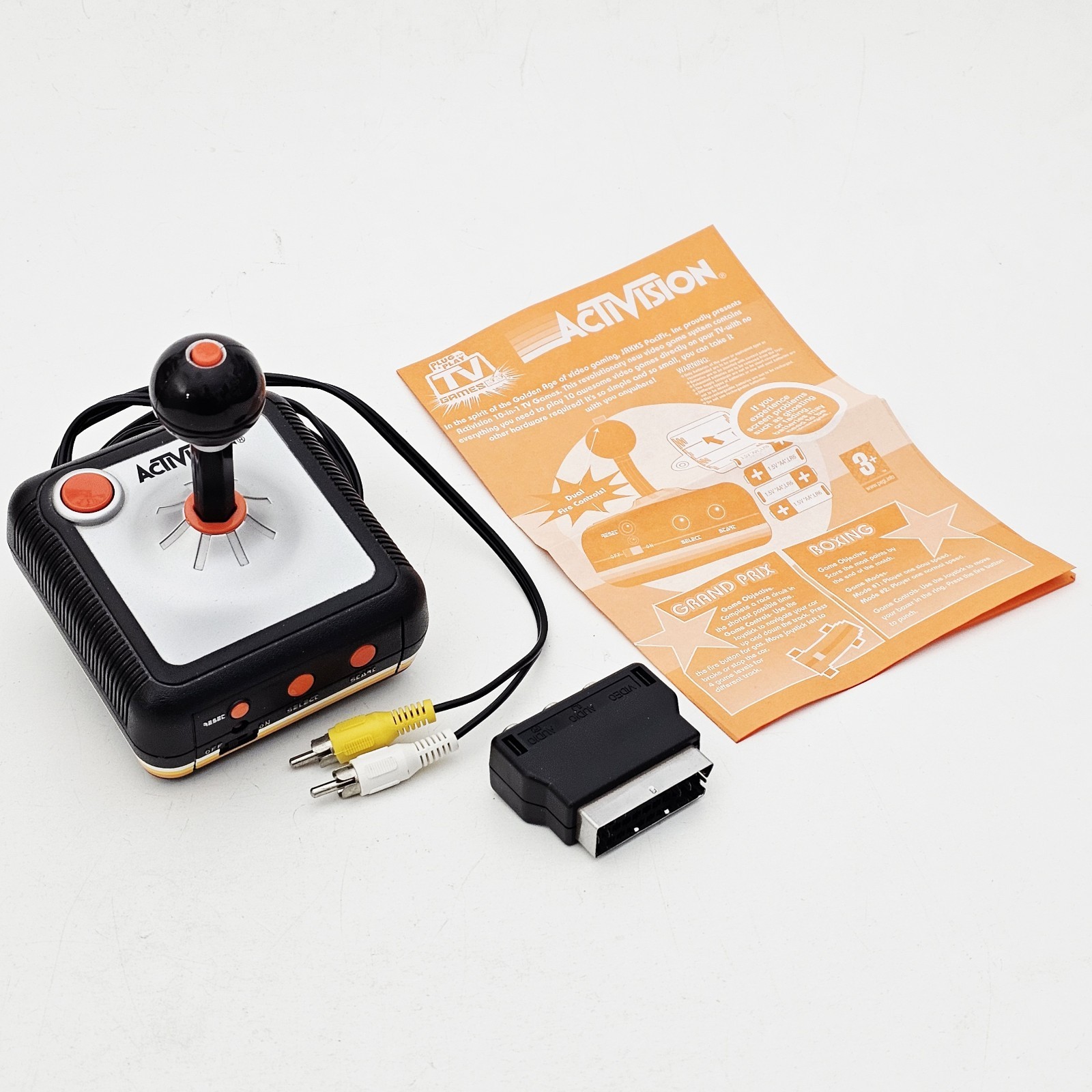 ATARI Plug & Play Retro Console ACTIVISION JOYSTICK Pitfall River Raid Atlantis