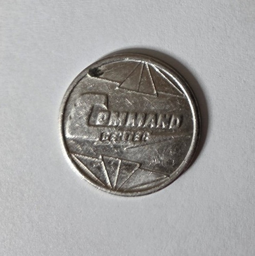 Command Center Renton, WA Arcade Game Token 22mm
