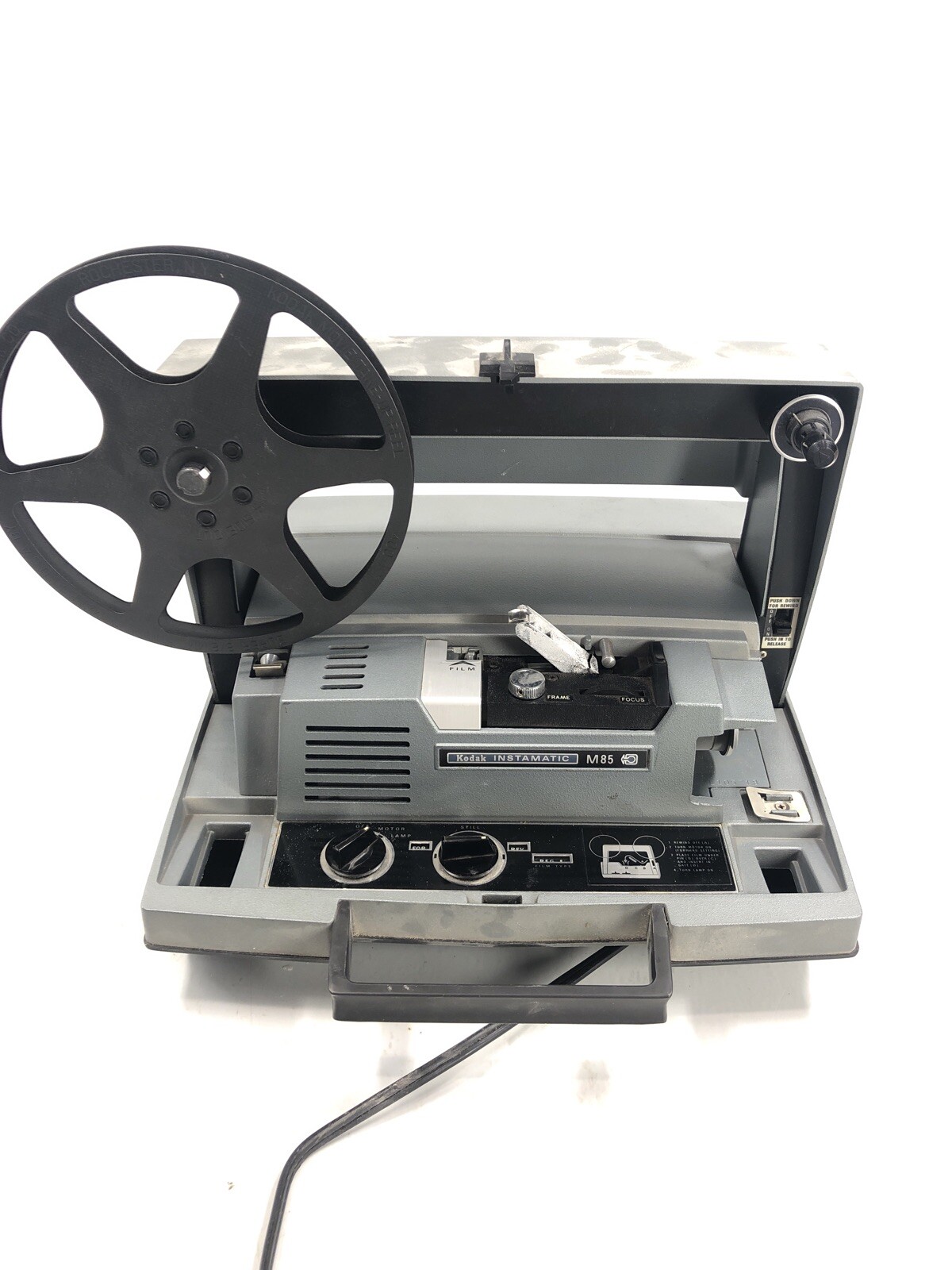 Vintage USA Kodak Instamatic M85 Super 8 Movie Projector For Parts Or Repair