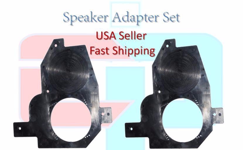 Front Door 6.5" 6 1/2 Aftermarket Speaker Adapter FITS 1990-1996 Nissan 300ZX