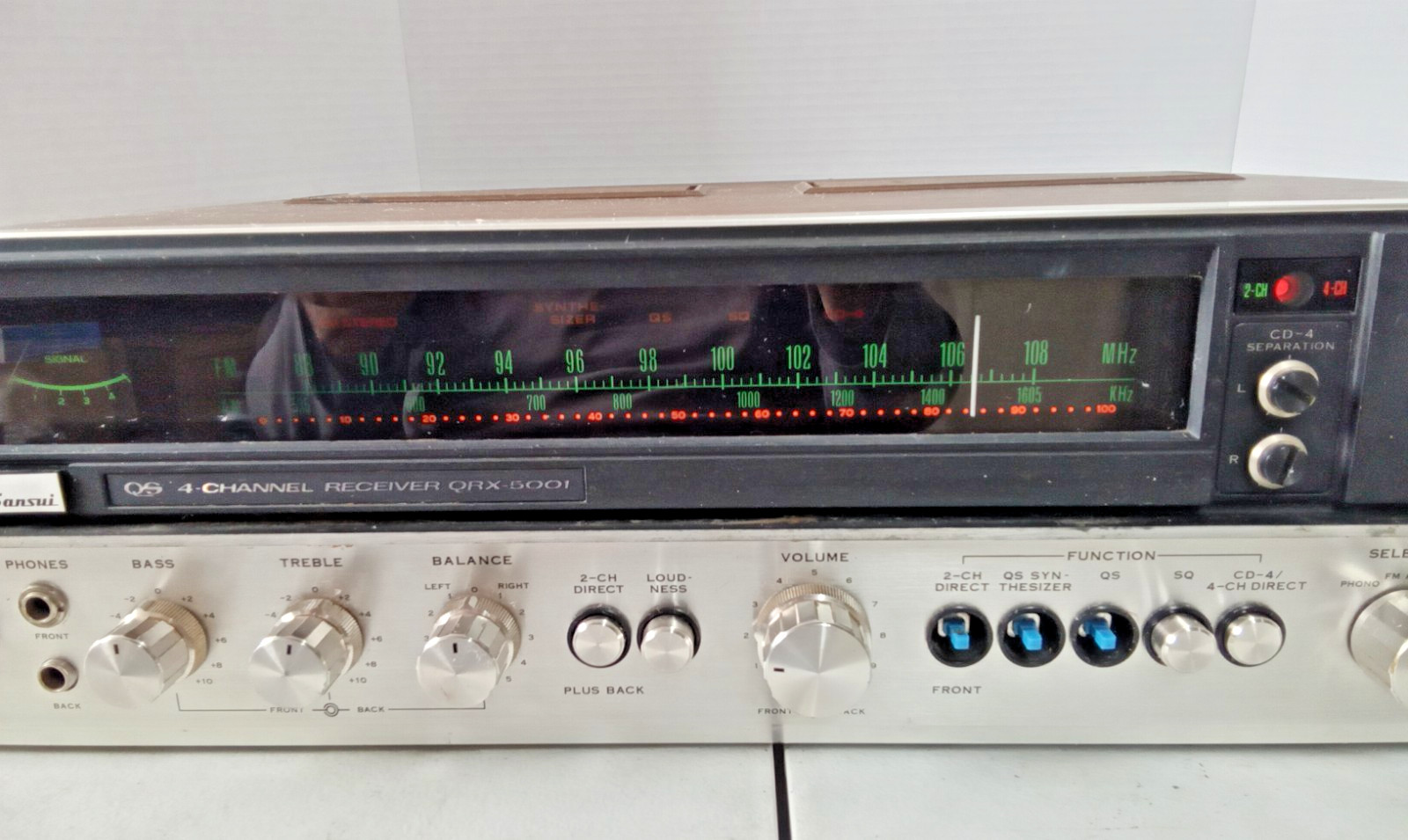 Sansui QRX-5001 4-Channel Quadraphonic Stereo Receiver - Working! TESTED!!!