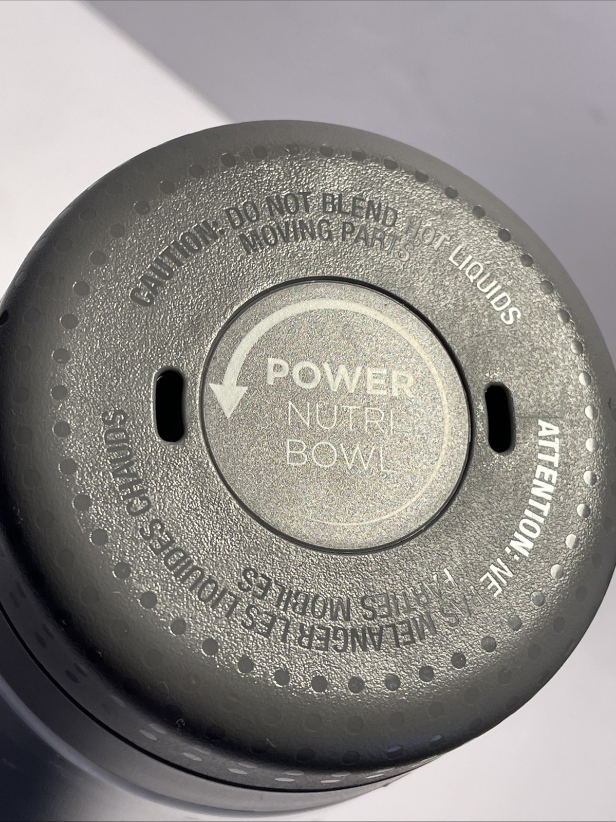 Ninja Power Nutri Bowl Paddle & Lid