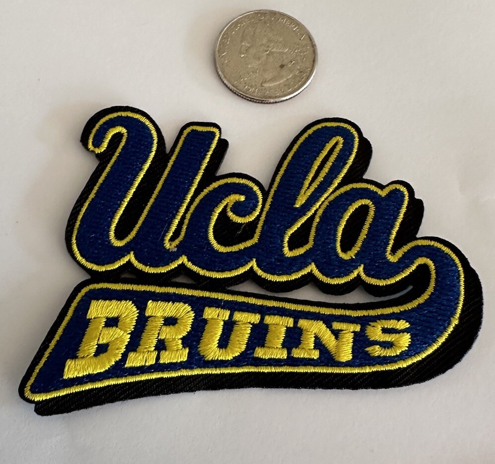 UCLA Bruins Vintage Style Embroidered Iron On Patch. 3..5” X 2.5” Awesome