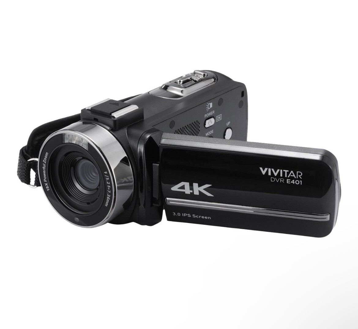 Vivitar 4K Ultra HD Digital Camcorder DVR E401 Black - *NEW IN BOX*