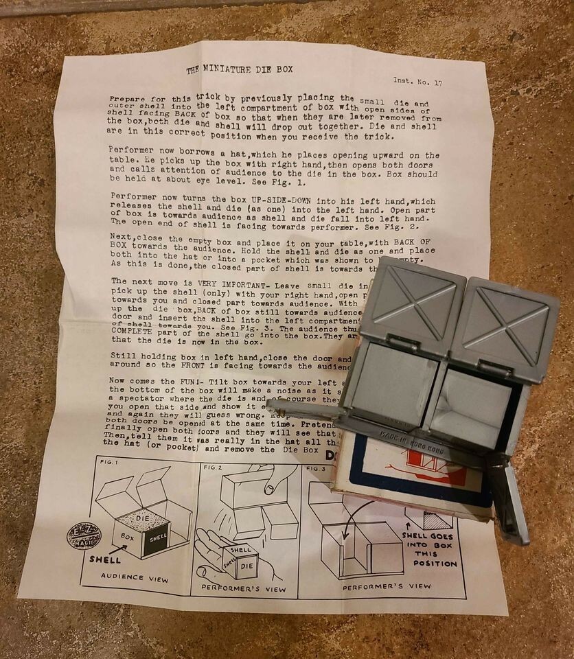 Vintage EZ Magic Collectible Tricks Mentalism