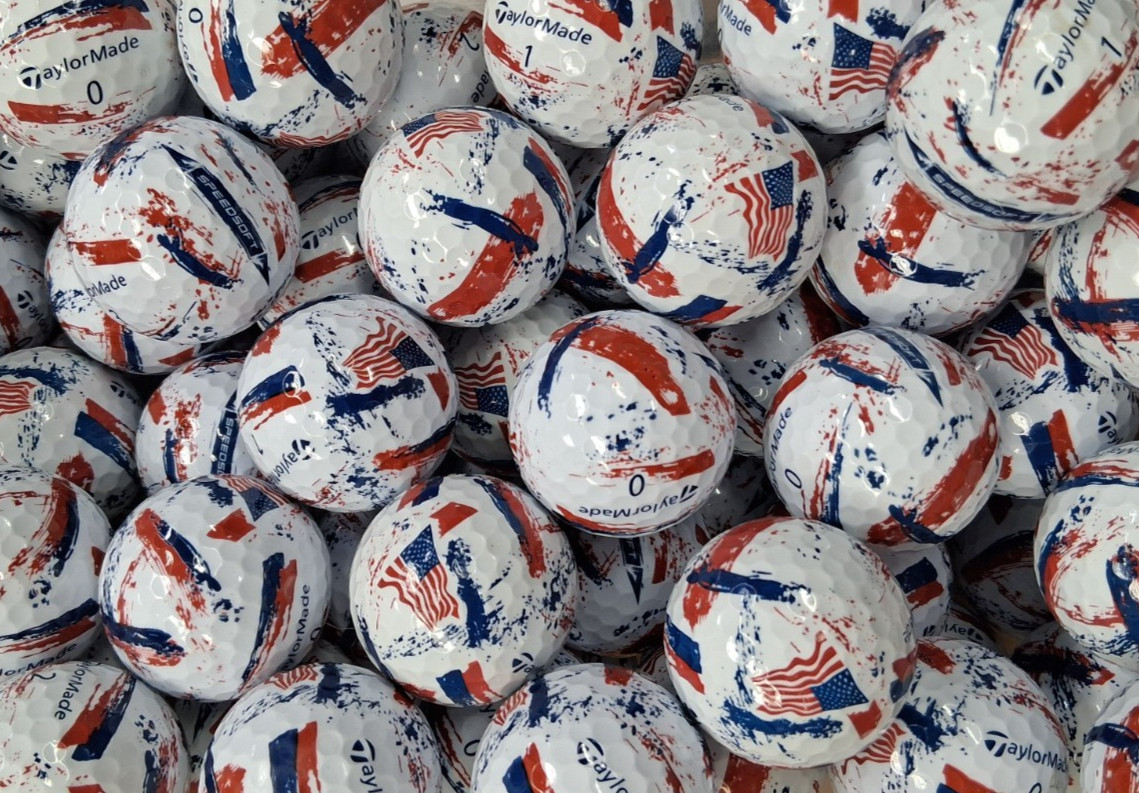 3 Dozen TaylorMade Speedsoft Ink Golf Balls - USA - 4A/5A