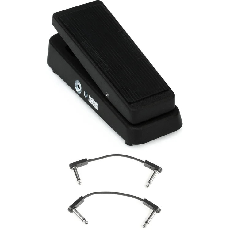 Dunlop GCB95 Cry Baby Standard Wah Pedal with EBS Patch Cables