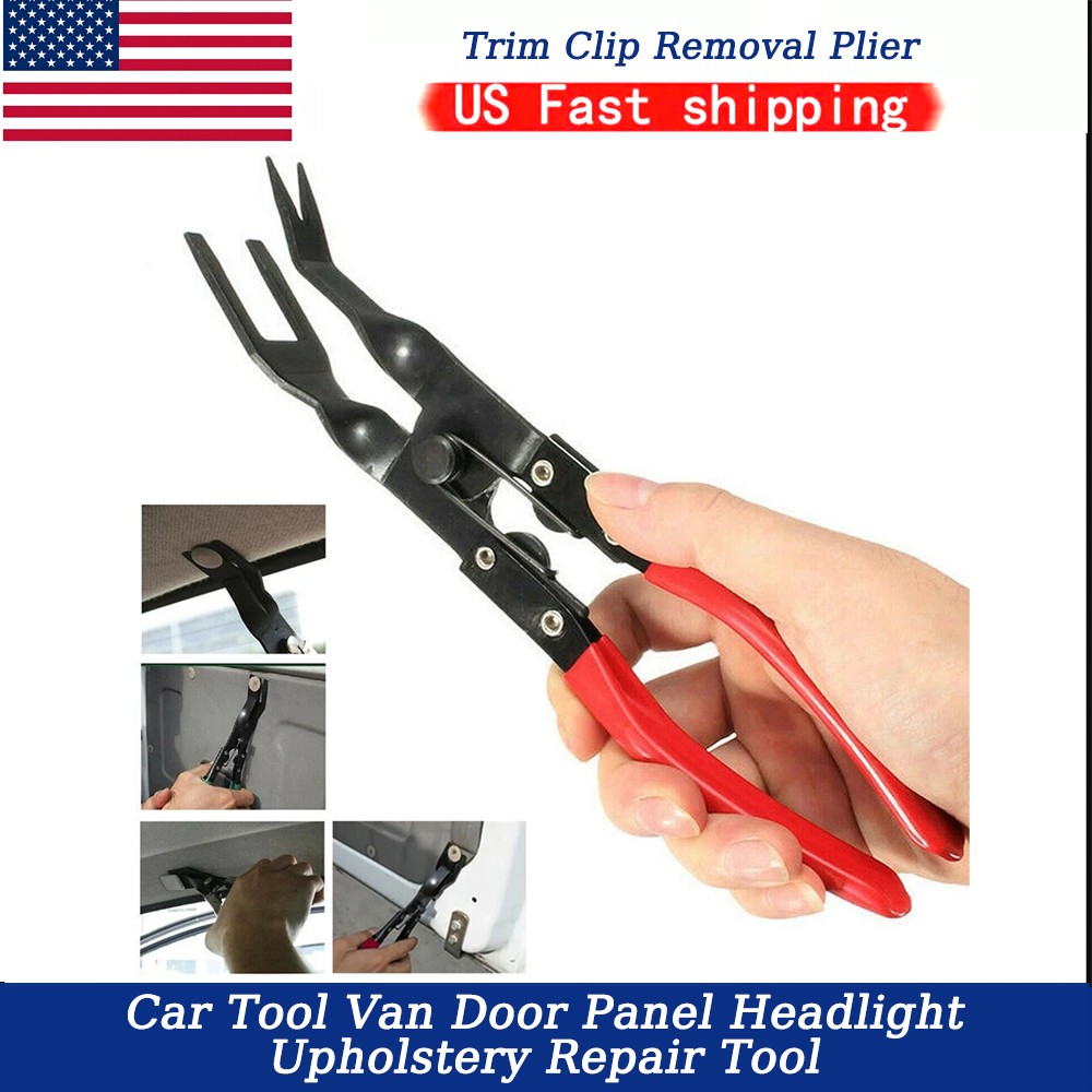 Car Trim Clip Removal Headlight Repair Door Panel Retainer Remover Tool Pliers