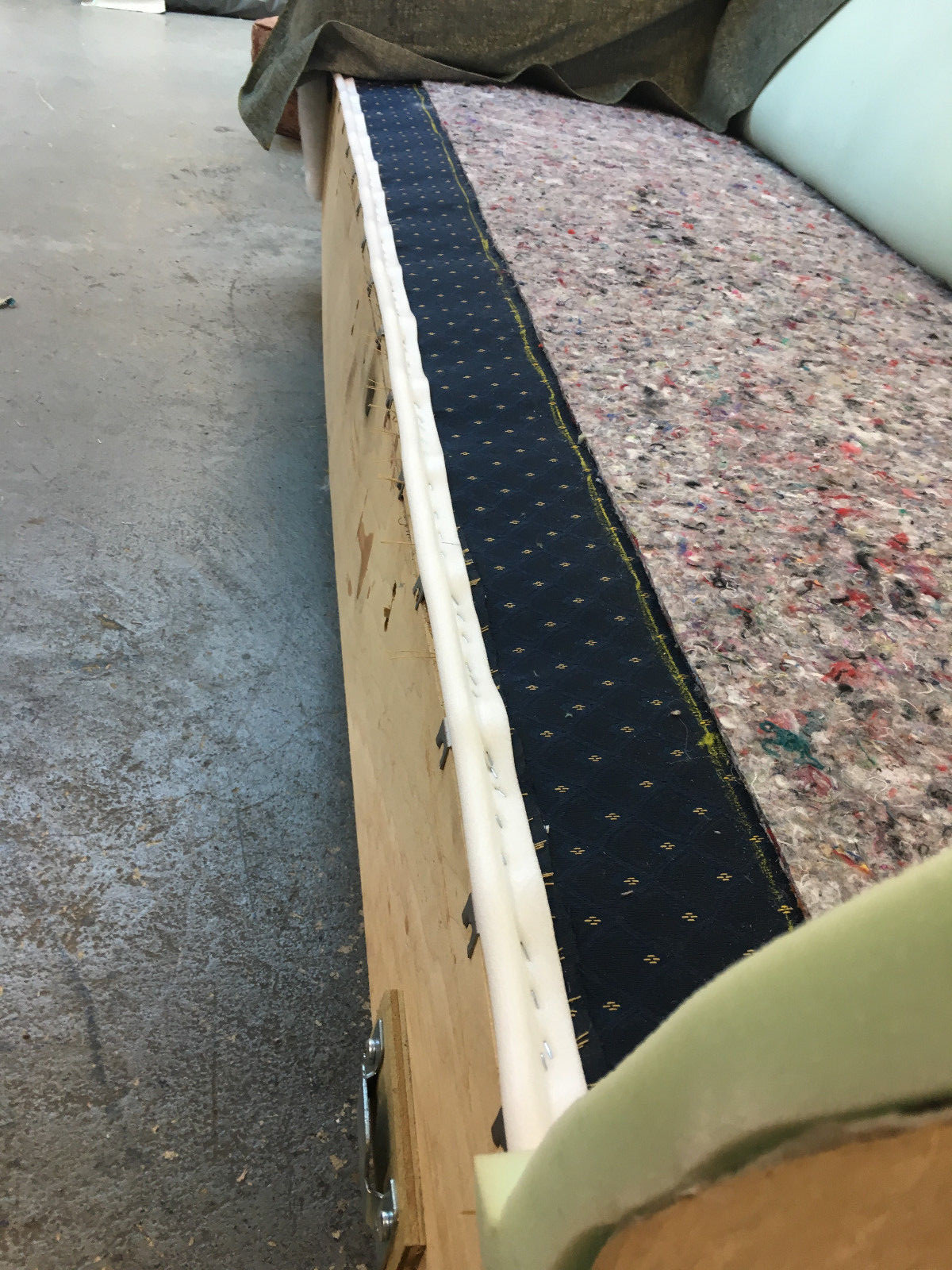 Upholstery Frame edge roll. Poly P SHAPE .3/4 "x 50 ft.