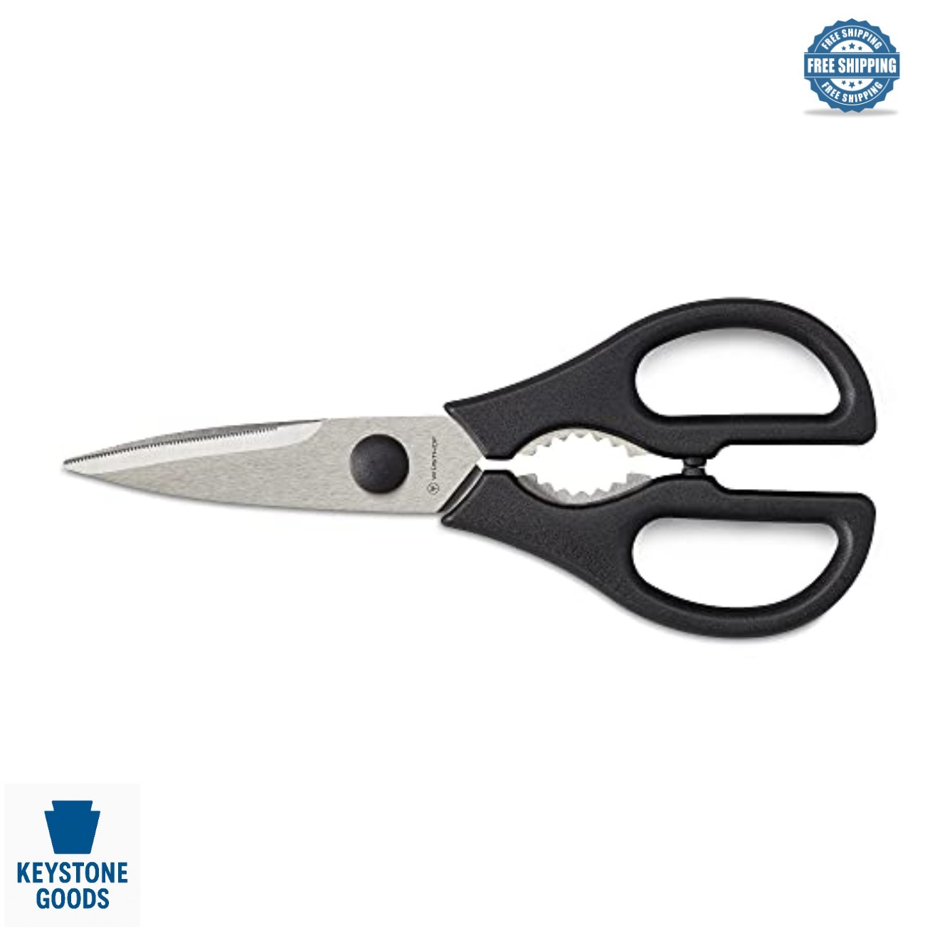 Kitchen Shears Come Apart Stainless Steel 8 Inch Ambidextrous Hand Wash Only