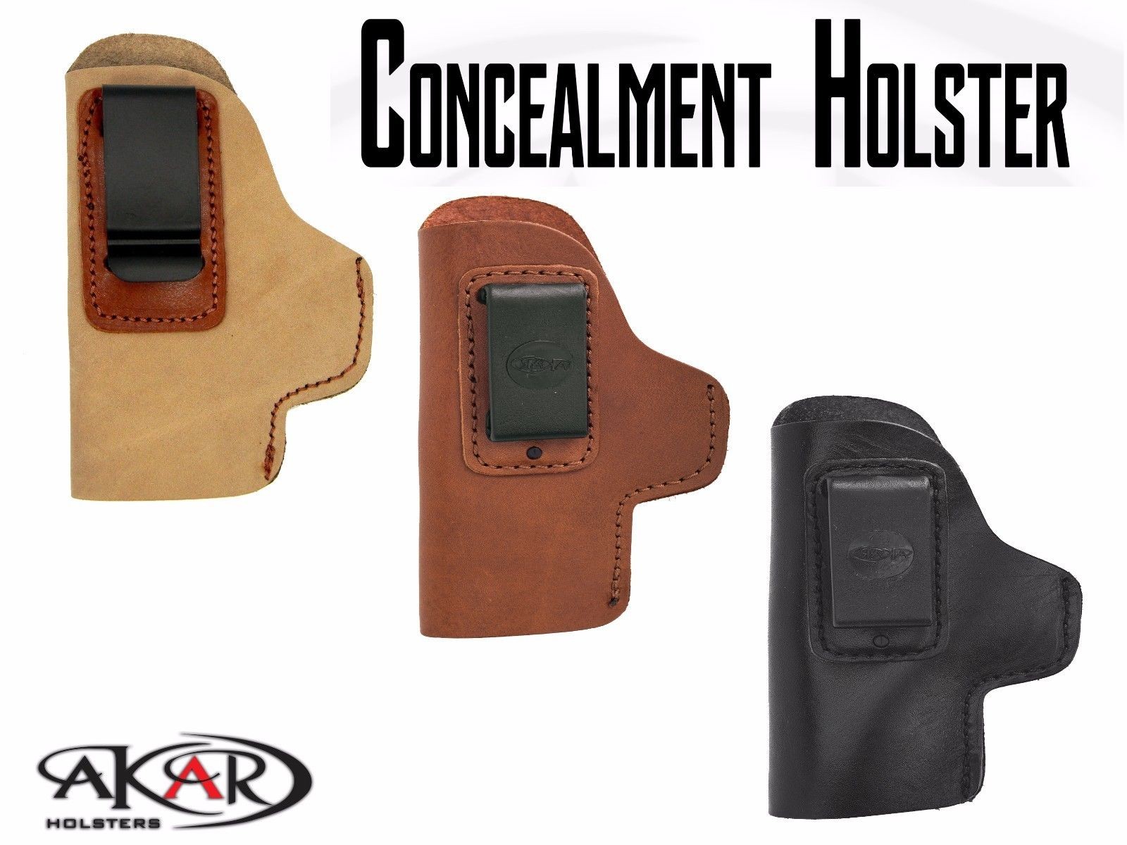 Left Hand IWB CCW LEATHER HOLSTER –  Compatible with Sig Sauer P365