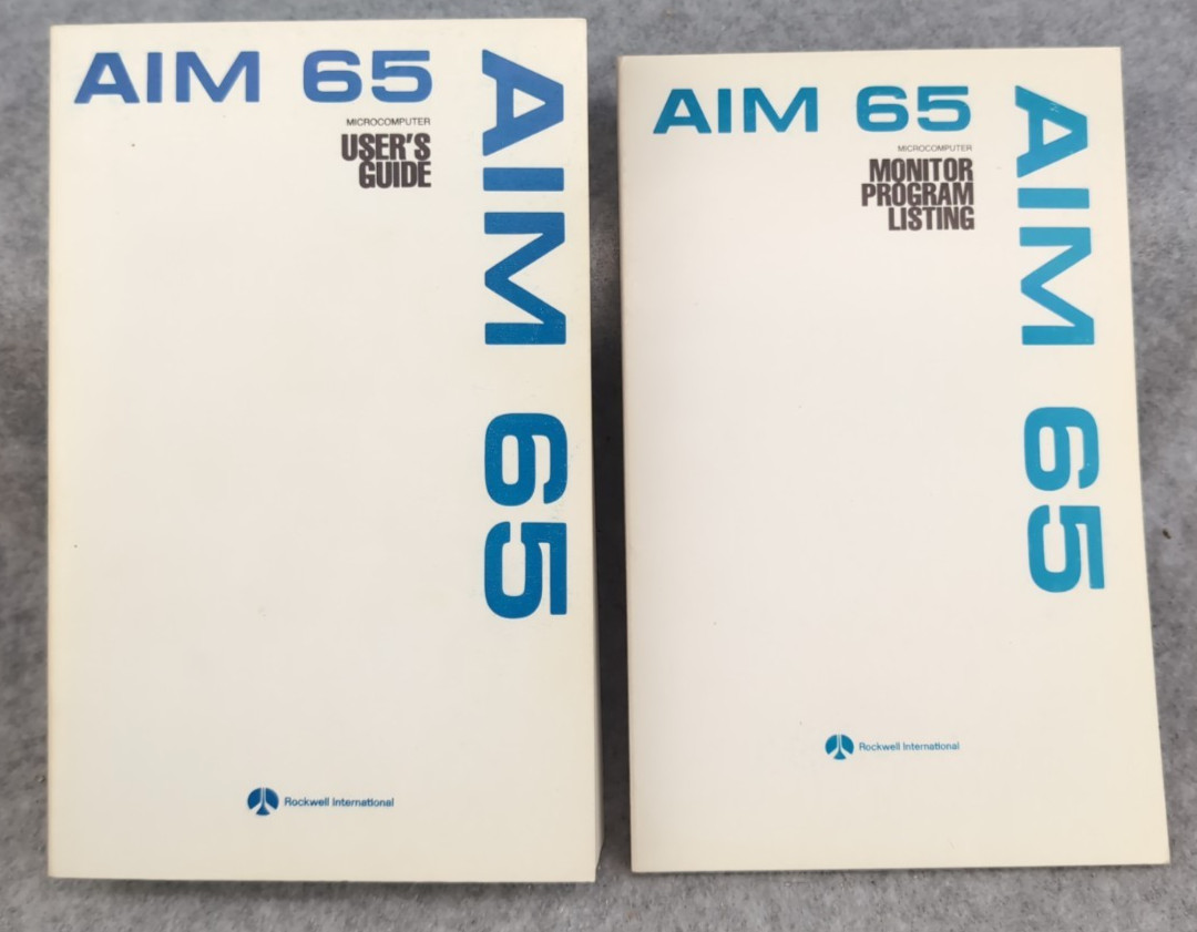 Rockwell International AIM 65 User Guide & Monitor Program Listing Manuals 1979