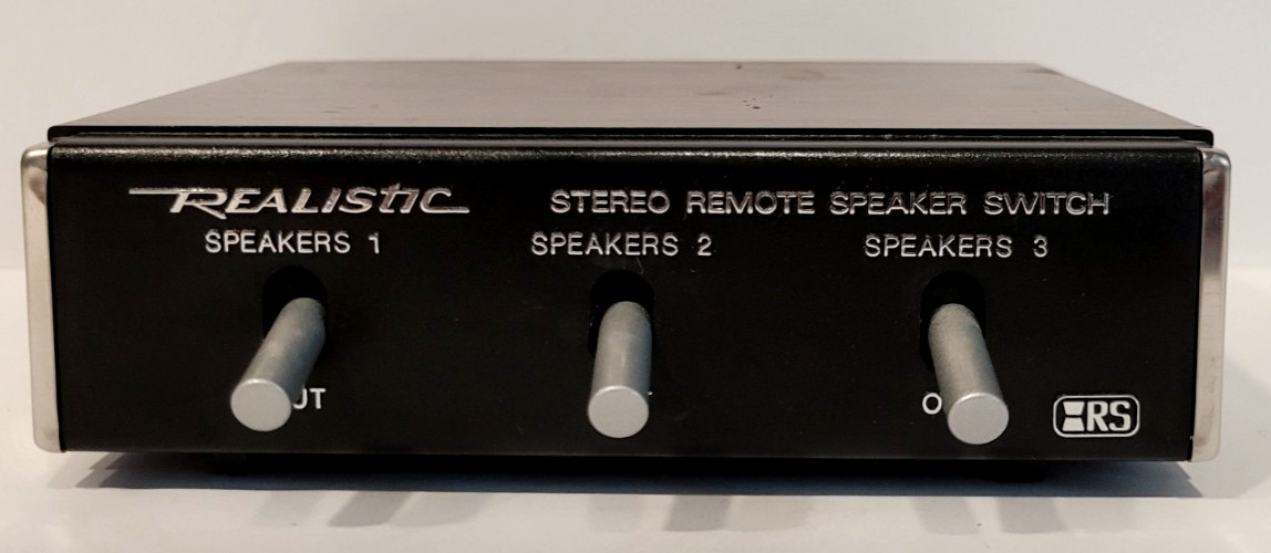 Vintage REALISTIC Stereo High Power Remote Speaker Switch 40-125A WORKING