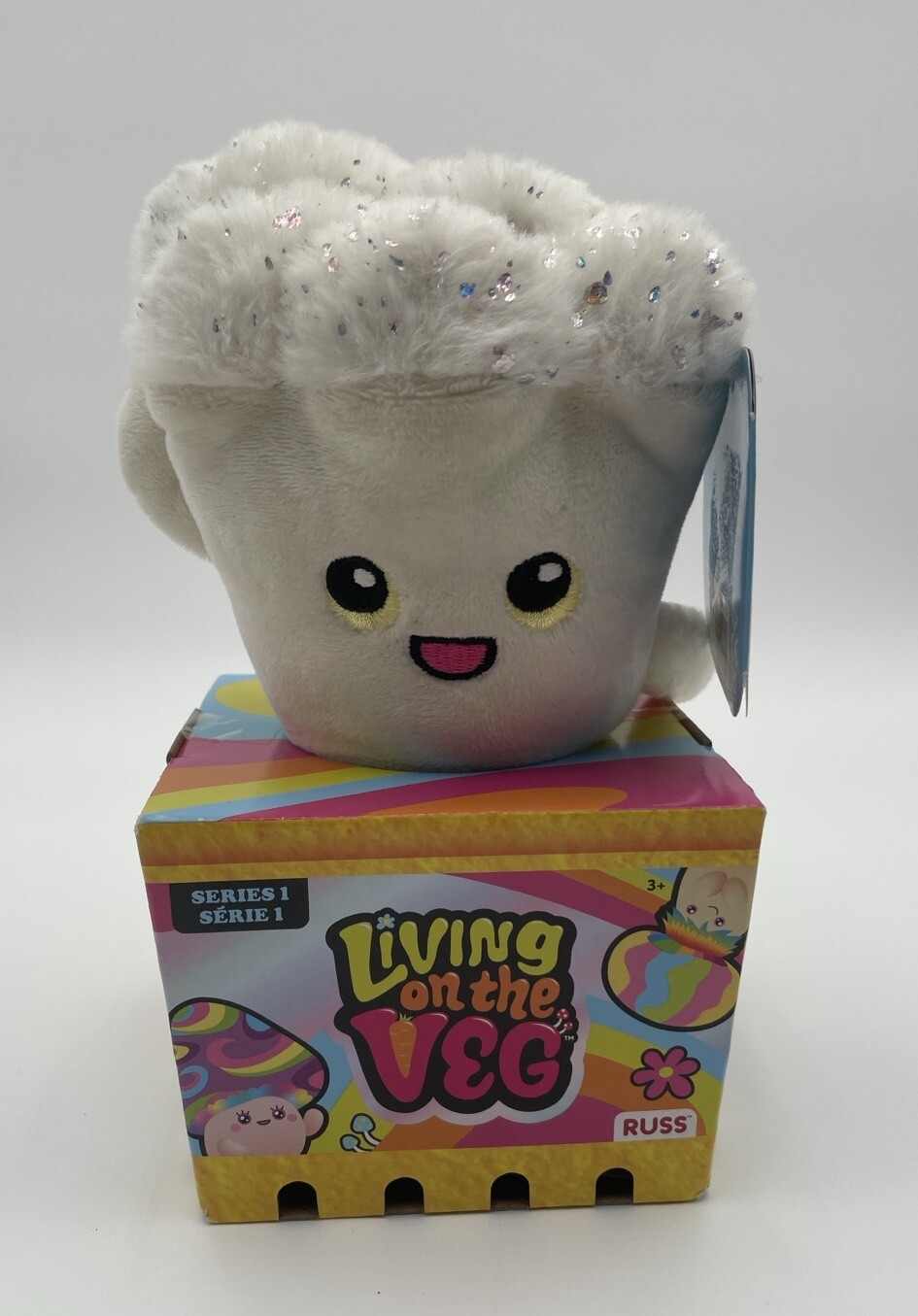 Living On The Veg Stevie # 12 Mushroom Plush Toy Russ Series 1