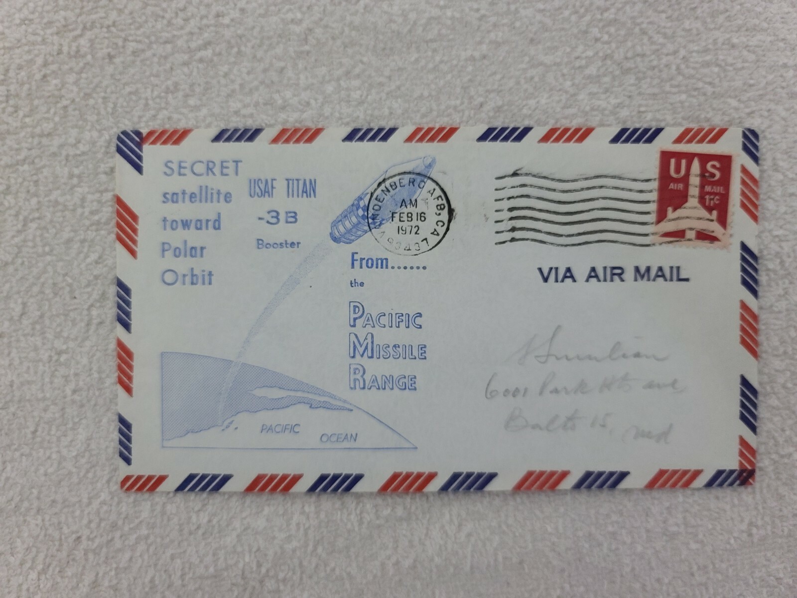 SECRET satellite toward Polar Orbit Jumpseat 2 02/16/72 | Space Cover