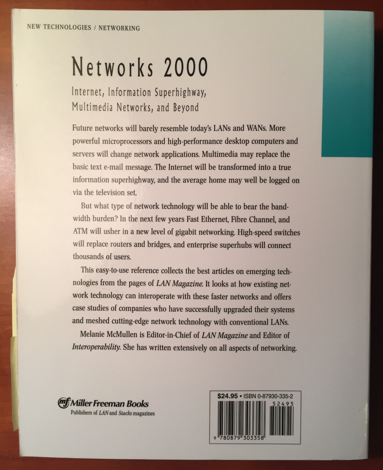 Book = Networks 2000 Internet Information Super Highway Multimedia = McMullen