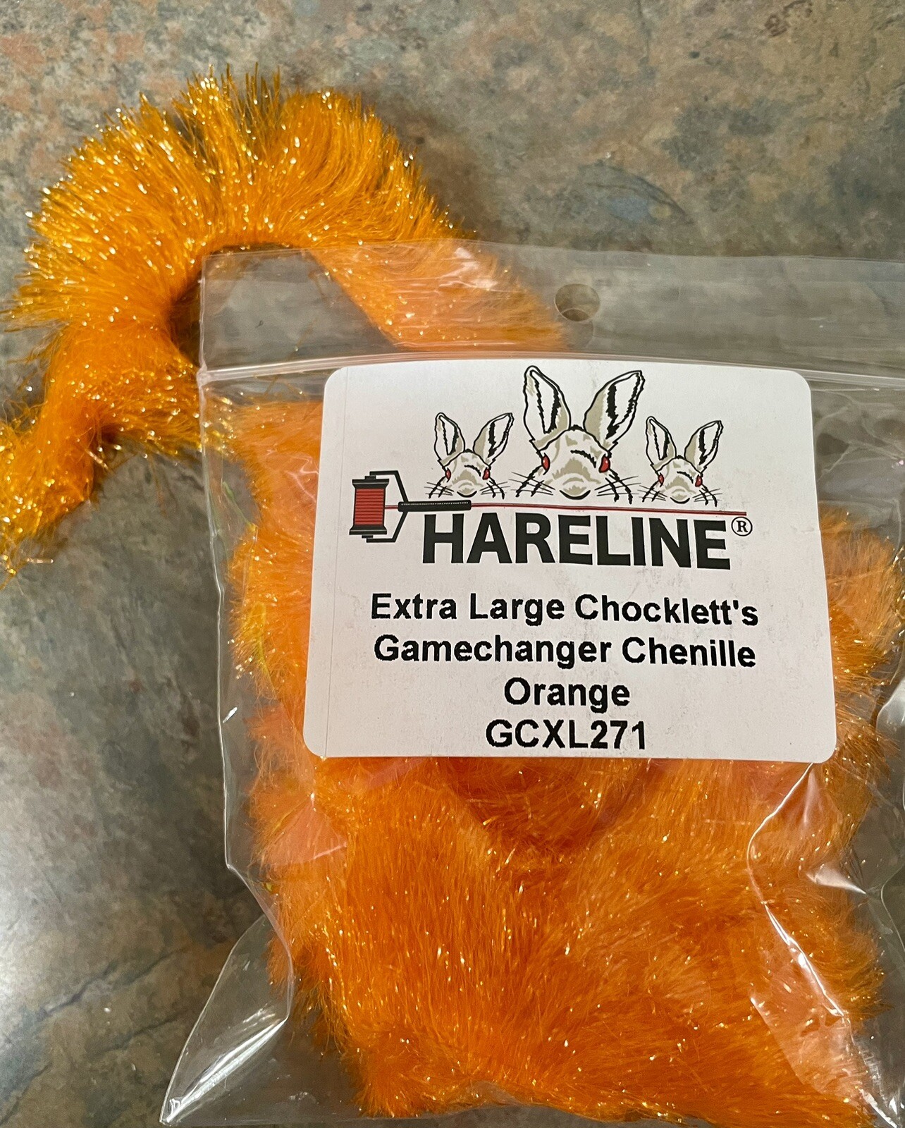 EXTRA LARGE CHOCKLETT'S GAME CHANGER CHENILLE. FLY TYING GAMECHANGERS. 10 COLORS