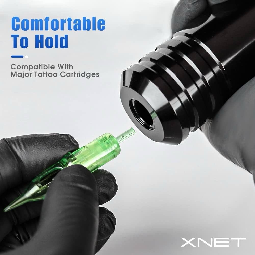 Xnet Vipera Tattoo Machine - Wireless Tattoo Gun - Black