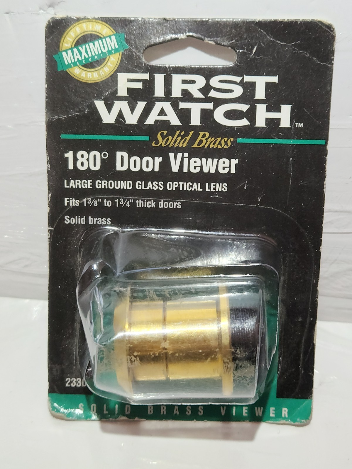 BELWITH First Watch Security NEW 180 Degree Brass Door Peep Hole Viewer