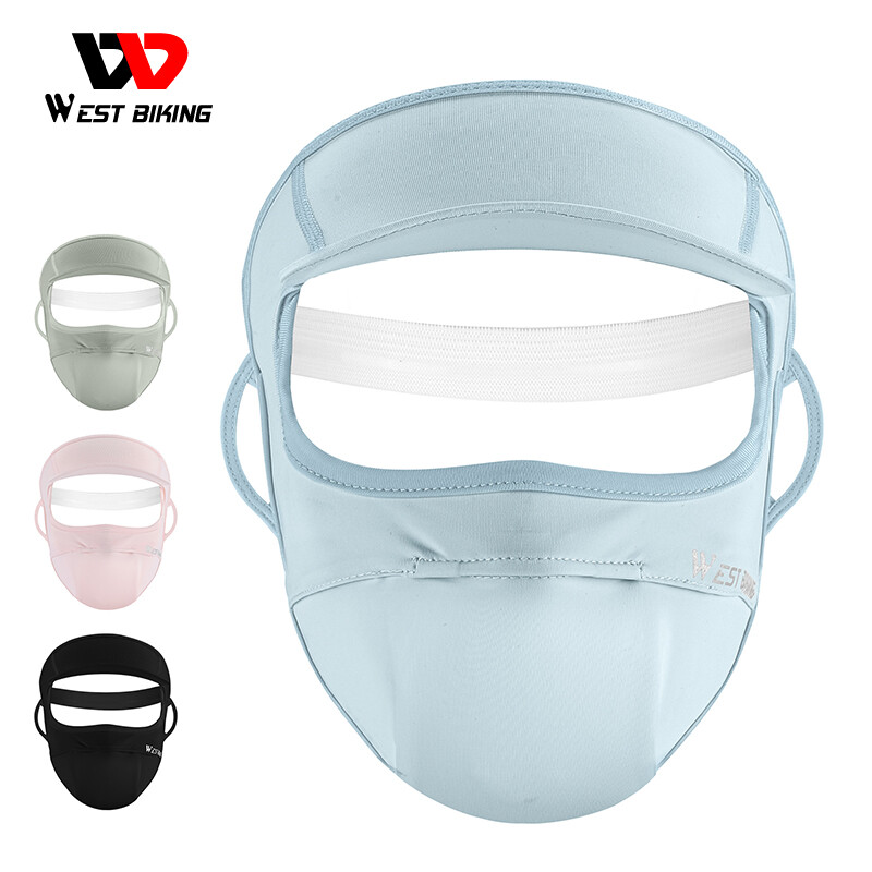 Summer Breathable Cycling Cap Face Mask Fishing Sun Hat Running Cap with Brim