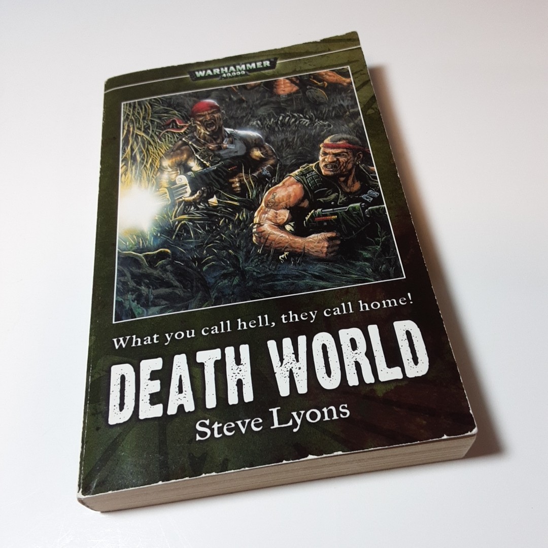 Warhammer 40,000 Book "Death World" By Steve Lyons A Black Library Publication